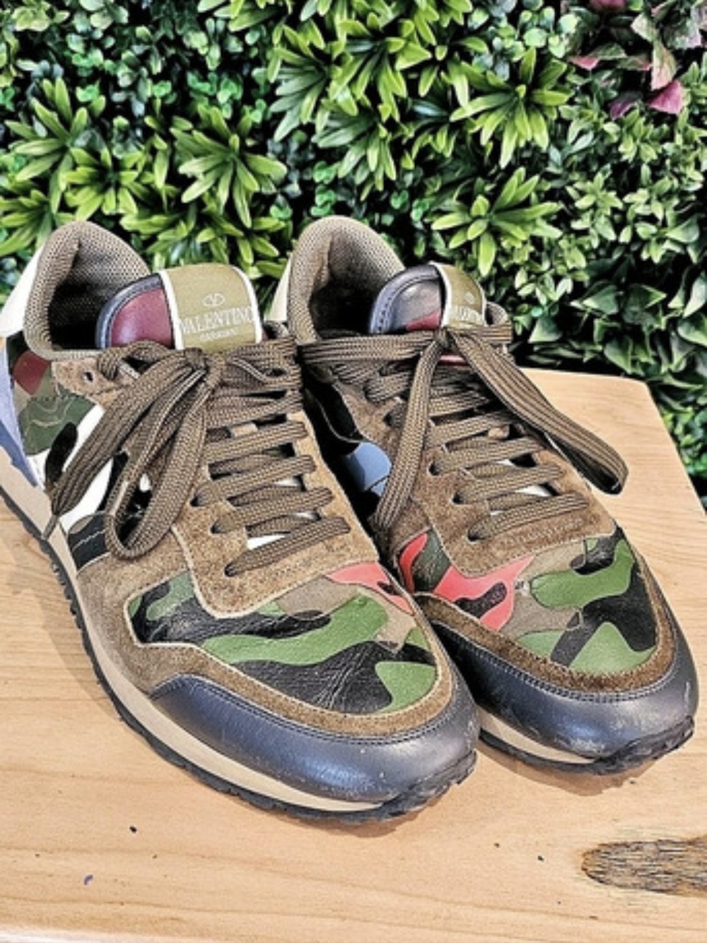 Valentino Men's Camo Sneakers